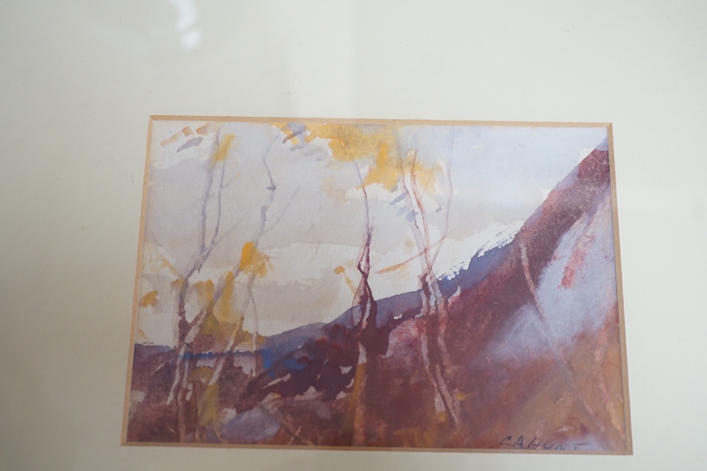 Cecil Arthur Hunt R.W.S. (1873-1965), six watercolours, Assorted landscapes, signed, largest 11.5 x 16.5cm